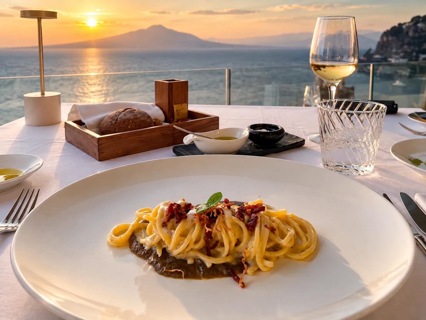 Dishes from the terrace — Terrazza Vittoria